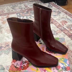 Jeffrey Campbell Square Toe Boots